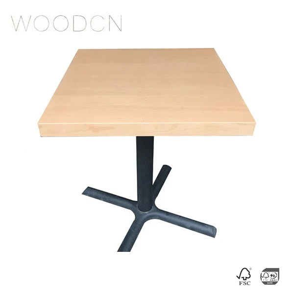 Veneer Elm Wood Table Top For Restaurant