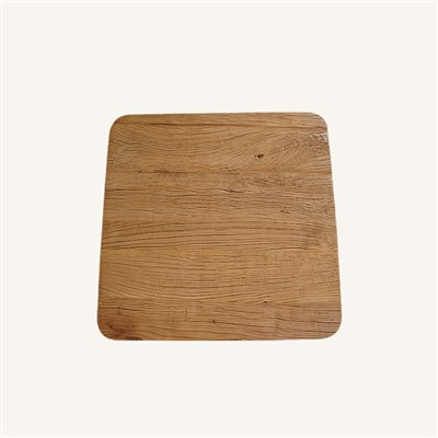 Reciclar a tampa da mesa de jantar de madeira de Elm Old em fornecedor de cores natural