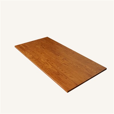 Block de açougueiro de madeira sólida Block Executive Office Desk Top em cor de cereja